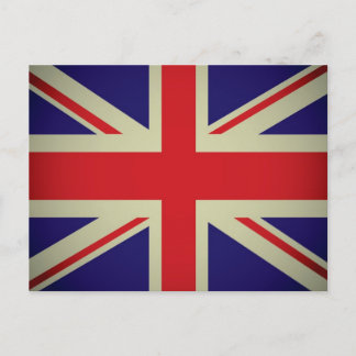 Cartão Postal Design de bandeira britânica