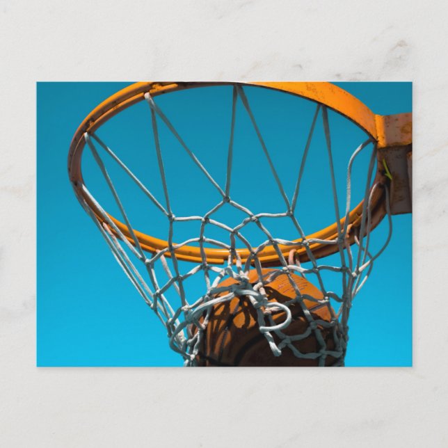 Cartão Postal Design de Basquete Incrível (Frente)