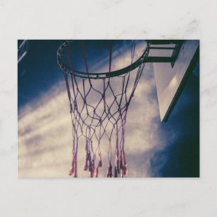 Cartão Postal Design de Basquete Legal