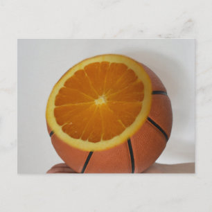 Cartão Postal Design de Basquete Legal