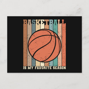 Cartão Postal Design de basquetebol