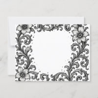 Design de borda flexível de tinta preta elegante