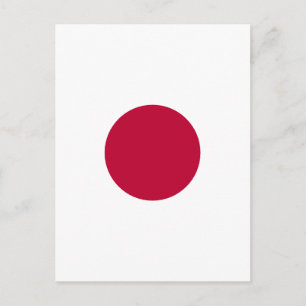 Cartão Postal Design de Círculo Vermelho Minimalista em Espiral