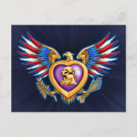 Design de Coração Roxo