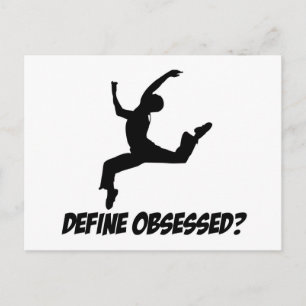 Cartão Postal design de dança