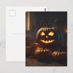 Cartão Postal design de decoração de Halloween