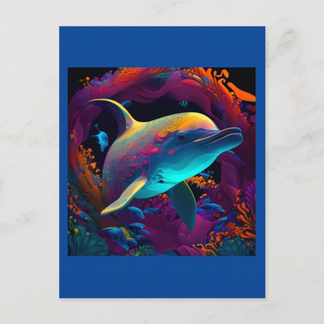 Cartão Postal DESIGN de DOLPHIN AI nº 4 (Frente)