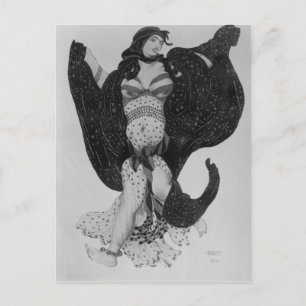 Cartão Postal Design de fantasia para "Cleópatra", 1910