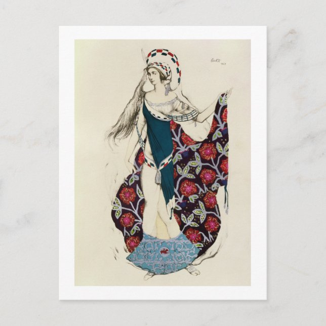 Cartão Postal Design de fantasia para uma mulher, de Judith, 192 (Frente)