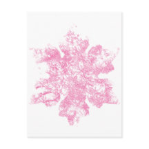 Design de Floco de Neve, Snowflake, Rosa