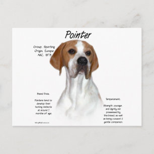 Cartão Postal Design de Histórico de Ponteiro