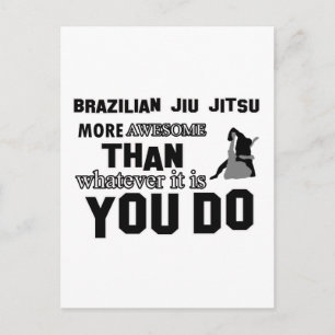 Cartão Postal Design de jiu jitsu no Brasil