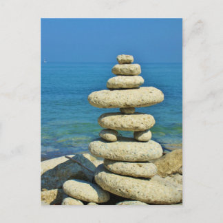 Cartão Postal Design de Mini Stone Stack