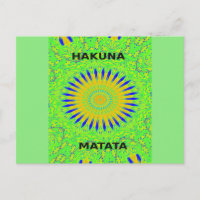 Design de Motif Africano em Impressão de Arte Verd