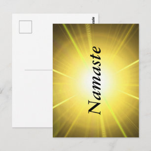Cartão Postal Design de Namaste
