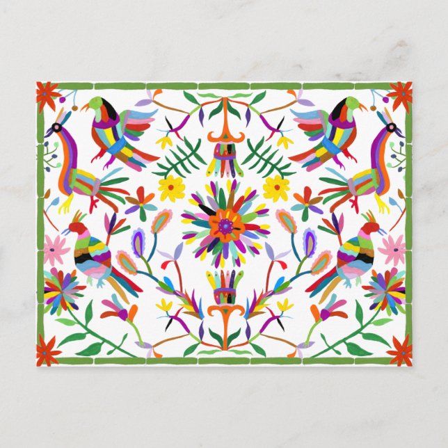Cartão Postal Design de Otomi Moderno II (Frente)