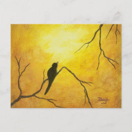 Cartão Postal Design de pintura de Abstrato contemporâneo