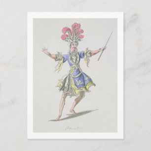 Cartão Postal Design de roupa para o mágico, em Dardanus, a li