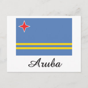 Cartão Postal Design de Sinalizador Aruba