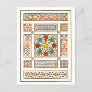 Cartão Postal Design de Vintage para o Cartão-postal do Mosaico