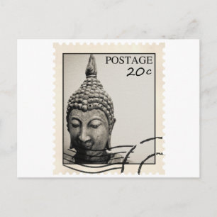 Cartão Postal Design do selo postal de Buddha