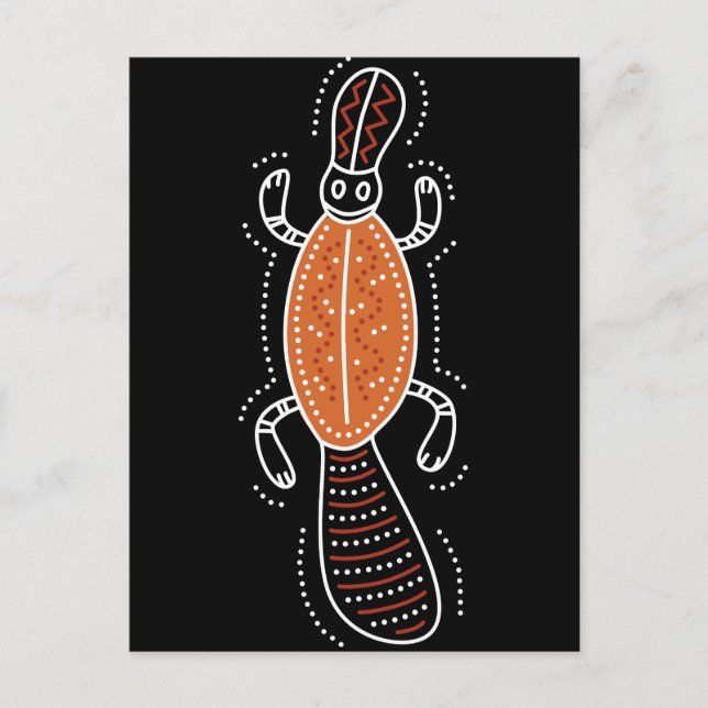 Cartão Postal Design Dotado de Platypus (Frente)