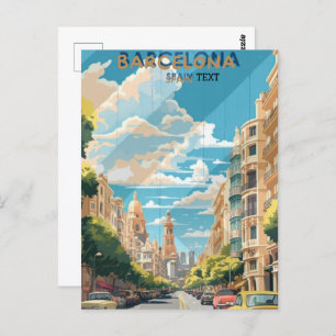 Cartão Postal Design Espanha de Barcelona