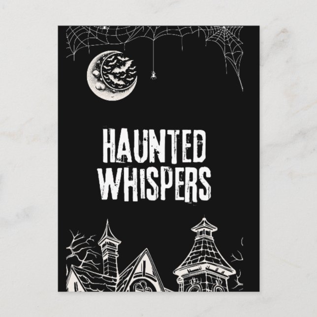 Cartão Postal Design Feliz Halloween (Frente)