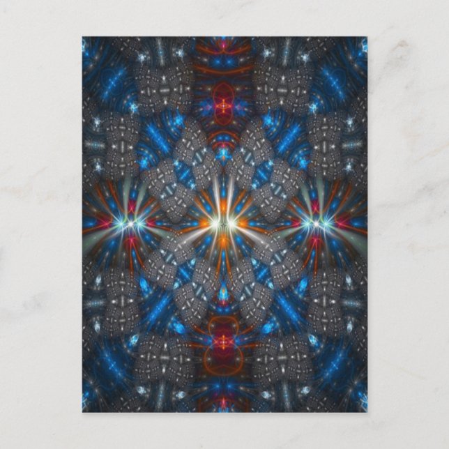 Cartão Postal Design Fratural Bonito (Frente)