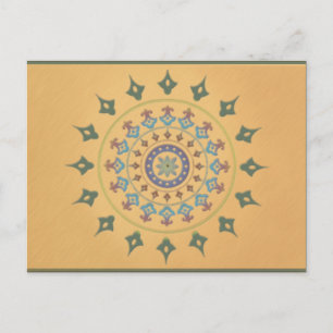 Cartão Postal Design inspirado na Índia