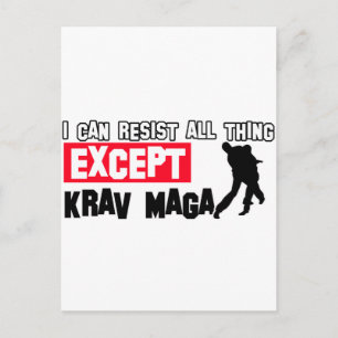 Cartão Postal design marcial krav maga