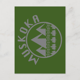 Cartão Postal Design Muskoka - Stickers Quadrados