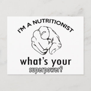 Cartão Postal design nutricionista