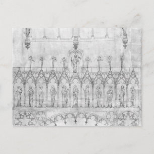 Cartão Postal Design para a galeria de reis no � da fa