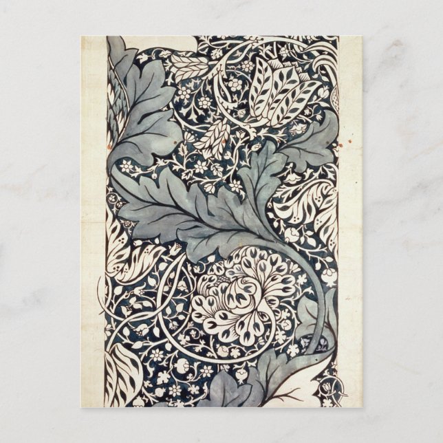 Cartão Postal Design para Avon Chintz, c.1886 (Frente)