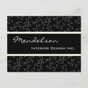 Cartão Postal Design profissional para Deco Formal Dois