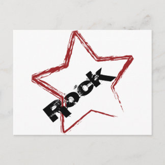 Cartão Postal Design Rockstar