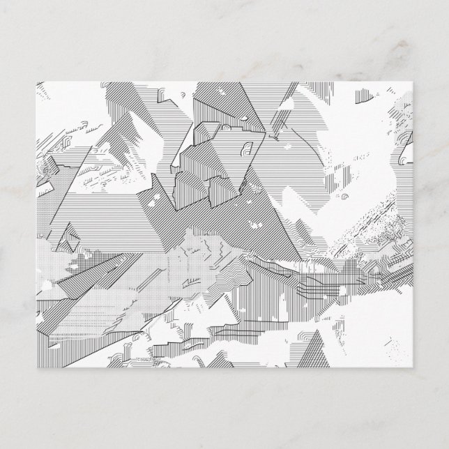 Cartão Postal Design seus próprios agradecimentos cartas memória (Frente)