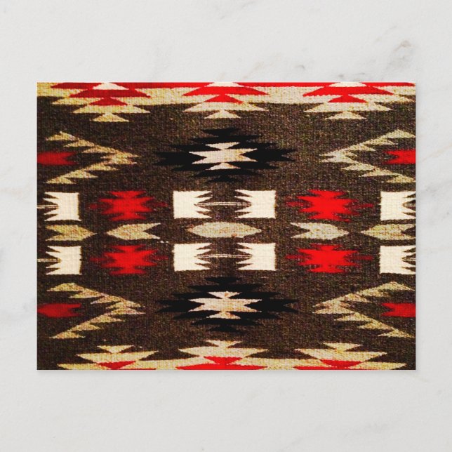 Cartão Postal Design tribal americano nativo (Frente)