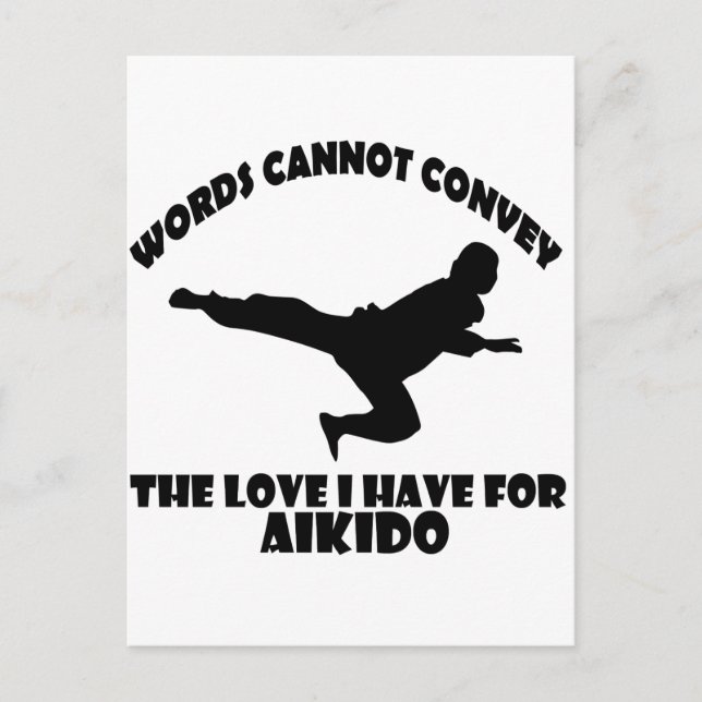 Cartão Postal Designs Aikido (Frente)
