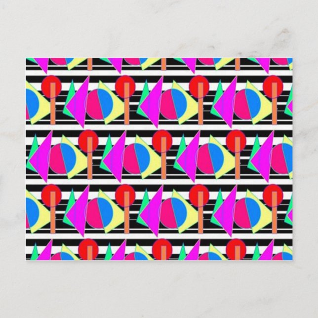 Cartão Postal Designs anos 80 (Frente)