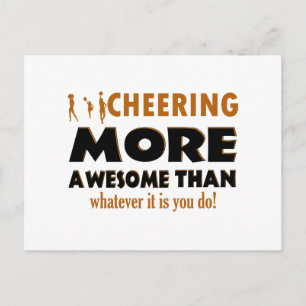Cartão Postal Designs cheerleaderes
