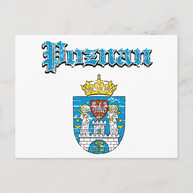Cartão Postal Designs da cidade de Poznan (Frente)