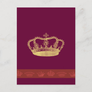 Cartão Postal Designs da Coroa