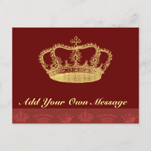 Cartão Postal Designs da Coroa
