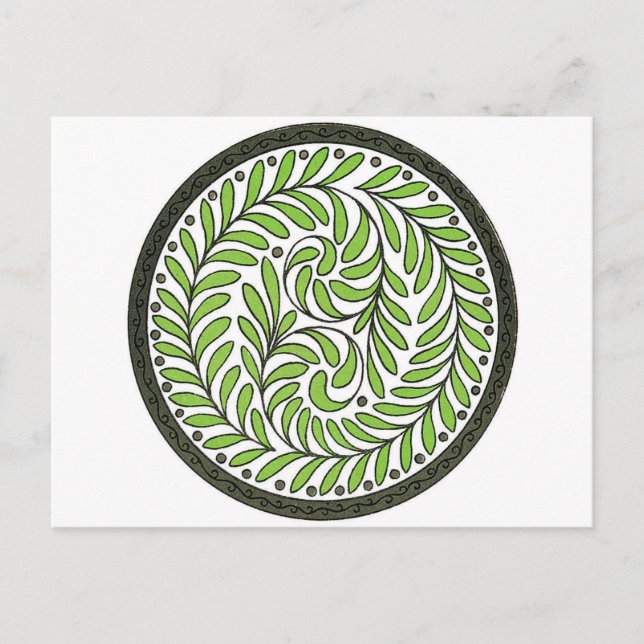 Cartão Postal designs de arte deco (Frente)