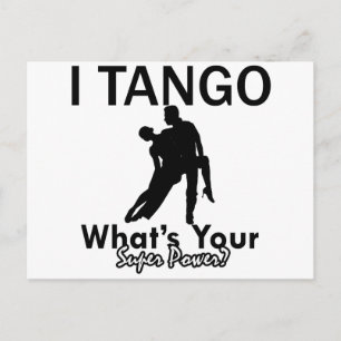 Cartão Postal Designs de dança Tango