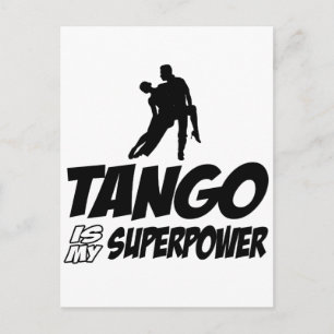 Cartão Postal Designs de dança Tango