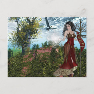 Cartão Postal Designs de Fantasy da Mãe Natureza