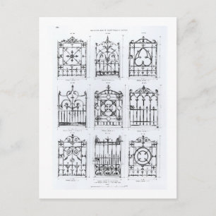 Cartão Postal Designs de ferro fundido, de Macfarlane